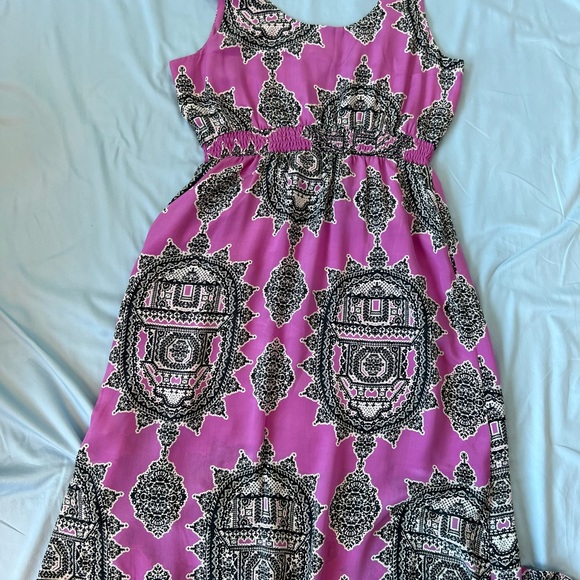 100% silk dress - size Large - lined to the knee - Picture 8 of 11